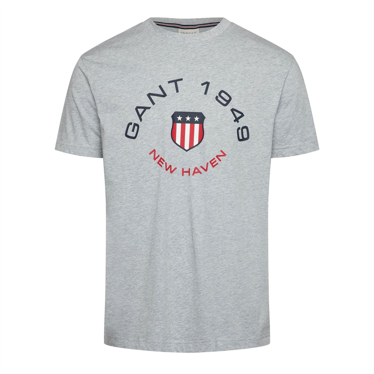 Gant Text Graphic Crew Neck Short Sleeve T-Shirt