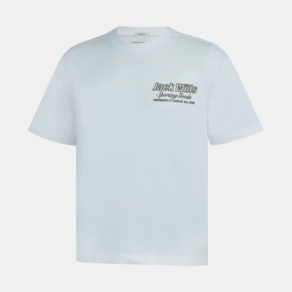 Jack Wills JW Graphic Cotton Short Sleeve Crew Neck T Shirt