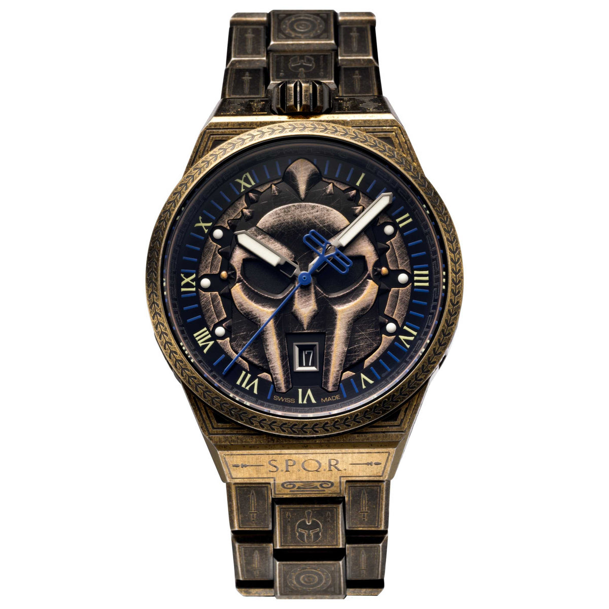 Bomberg Men's BOLT-68 Neo Spartacus 43mm Quartz Watch BF43H3PBR.02-3.12