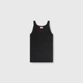 Slim cotton tank with Oval D logo