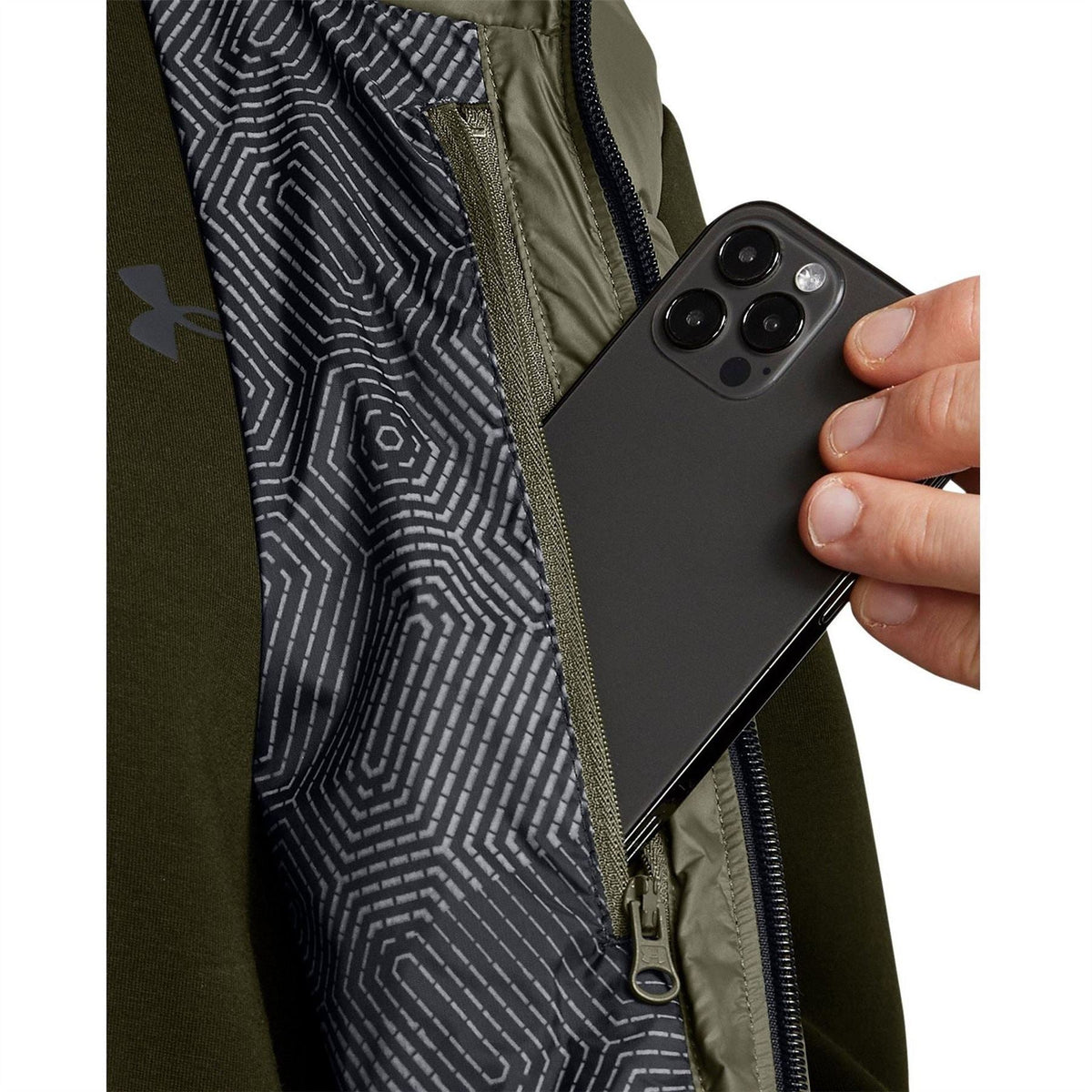 Under Armour Legend Solid Patterned Zipped Pocket Gilet