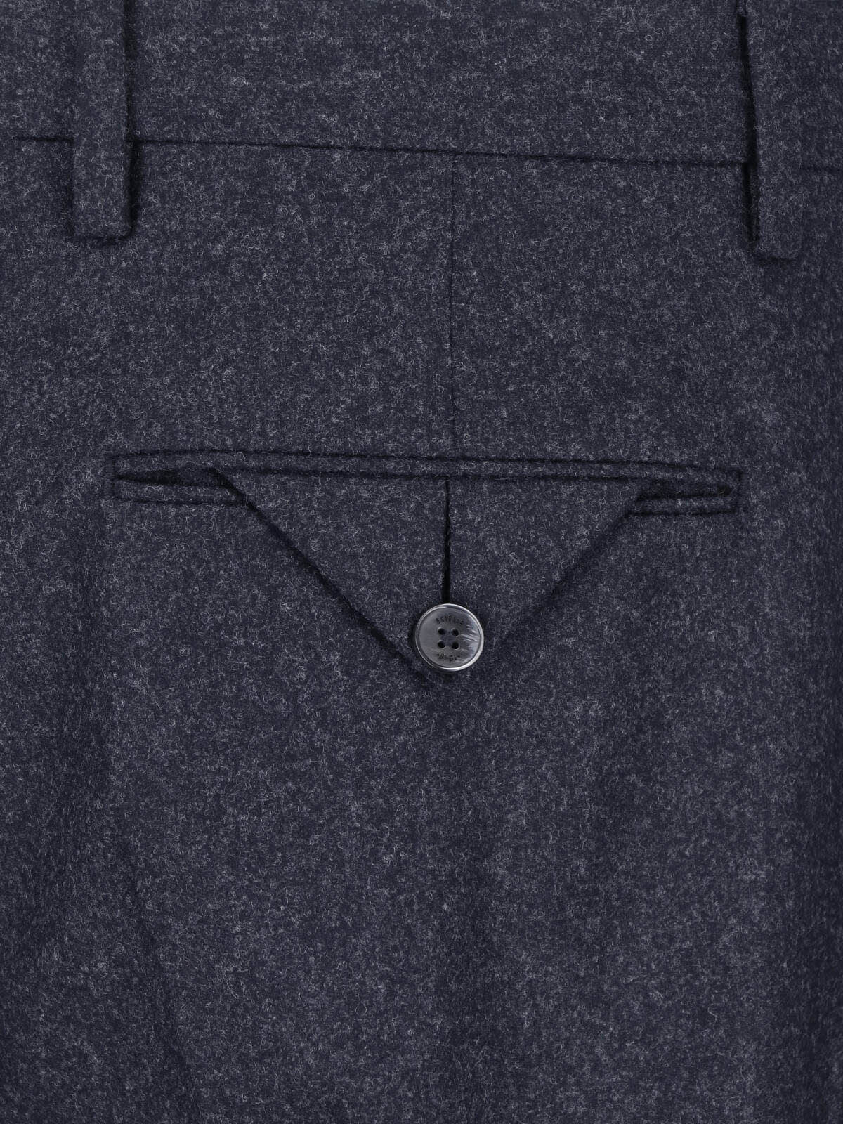 Dark Grey Marguttas High-Waisted Virgin Wool Straight-Leg Pants