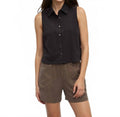 Robin Button Up Top In Black