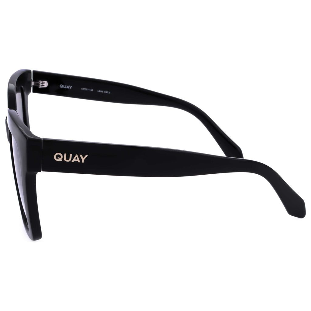 Quay Women's 58mm Black Sunglasses ICY-BLKFAD-58