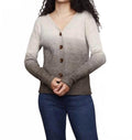 Ombre Cardigan In Pine