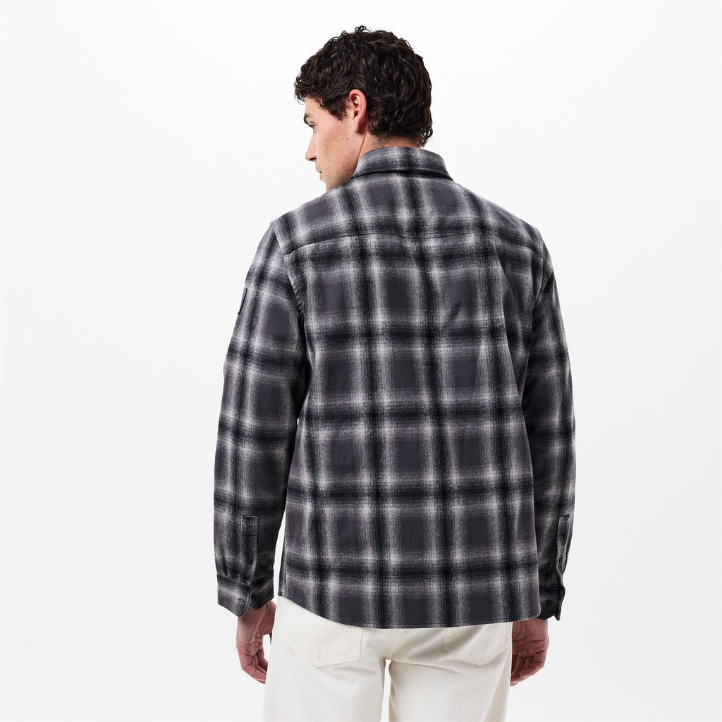 Belstaff Mens Outpost Long Sleeve Patterned Shirt