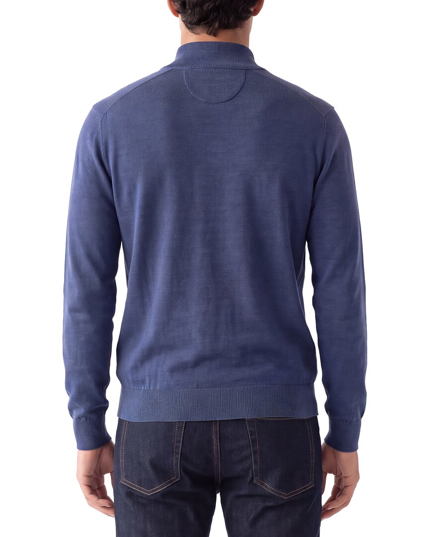 Raffi Jersey 1/4-Zip Mock Neck Sweater