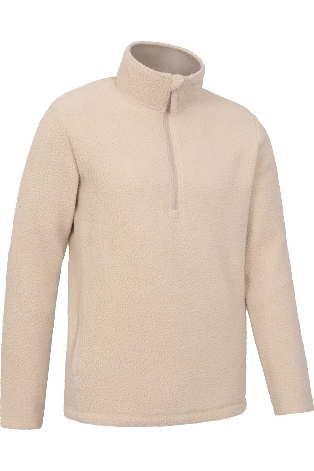 Mountain Warehouse Mens Ted Borg Half Zip Fleece Top