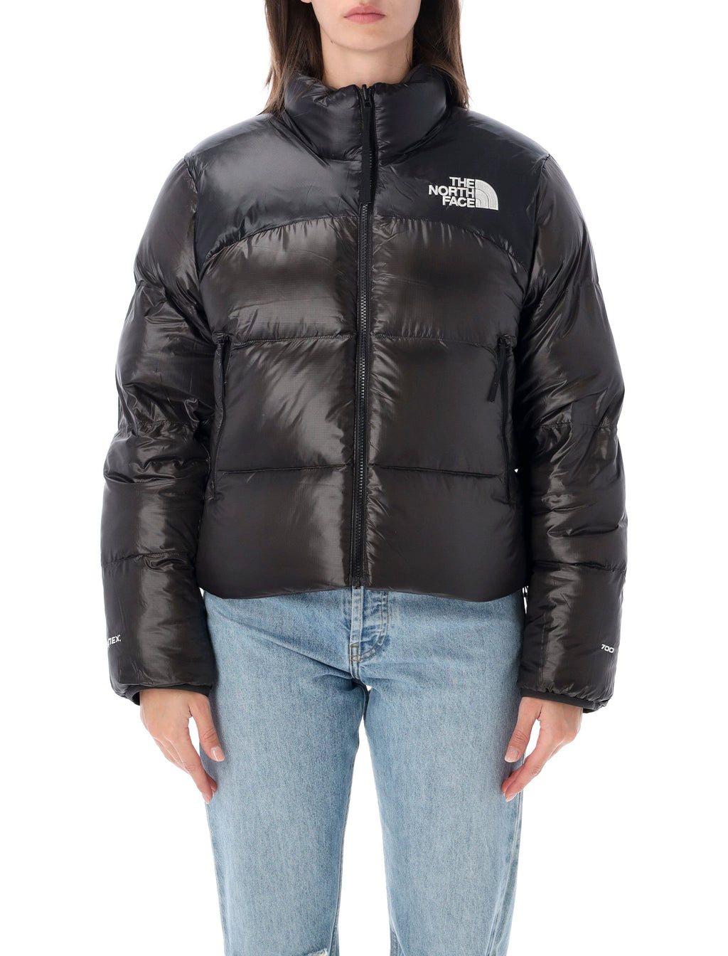 Pertex Nuptse Reversible Cropped Down Jacket