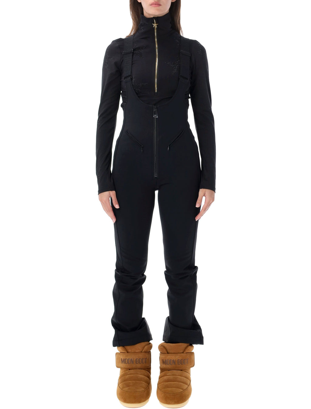 Phoebe Black Zip Salopette