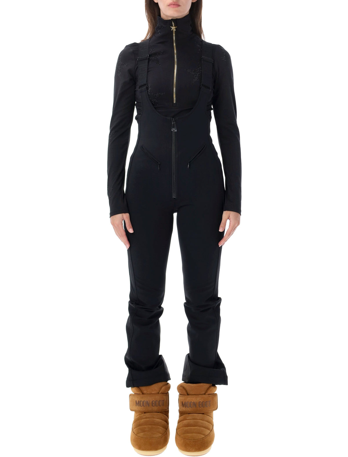 Phoebe Black Zip Salopette