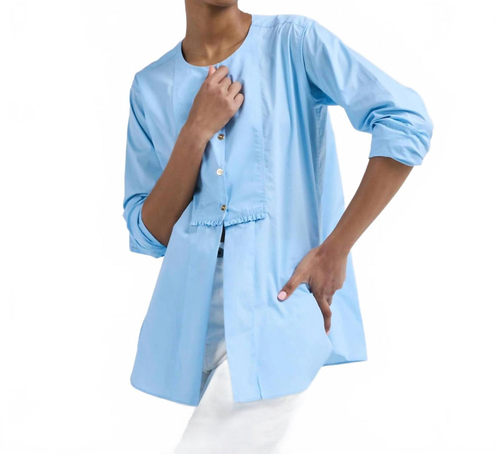 Nest 1-Bib Shirt In Sky Blue