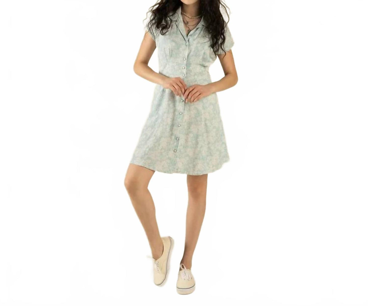 Marabella Mini Dress In Parlor Rose-Dusty Blue