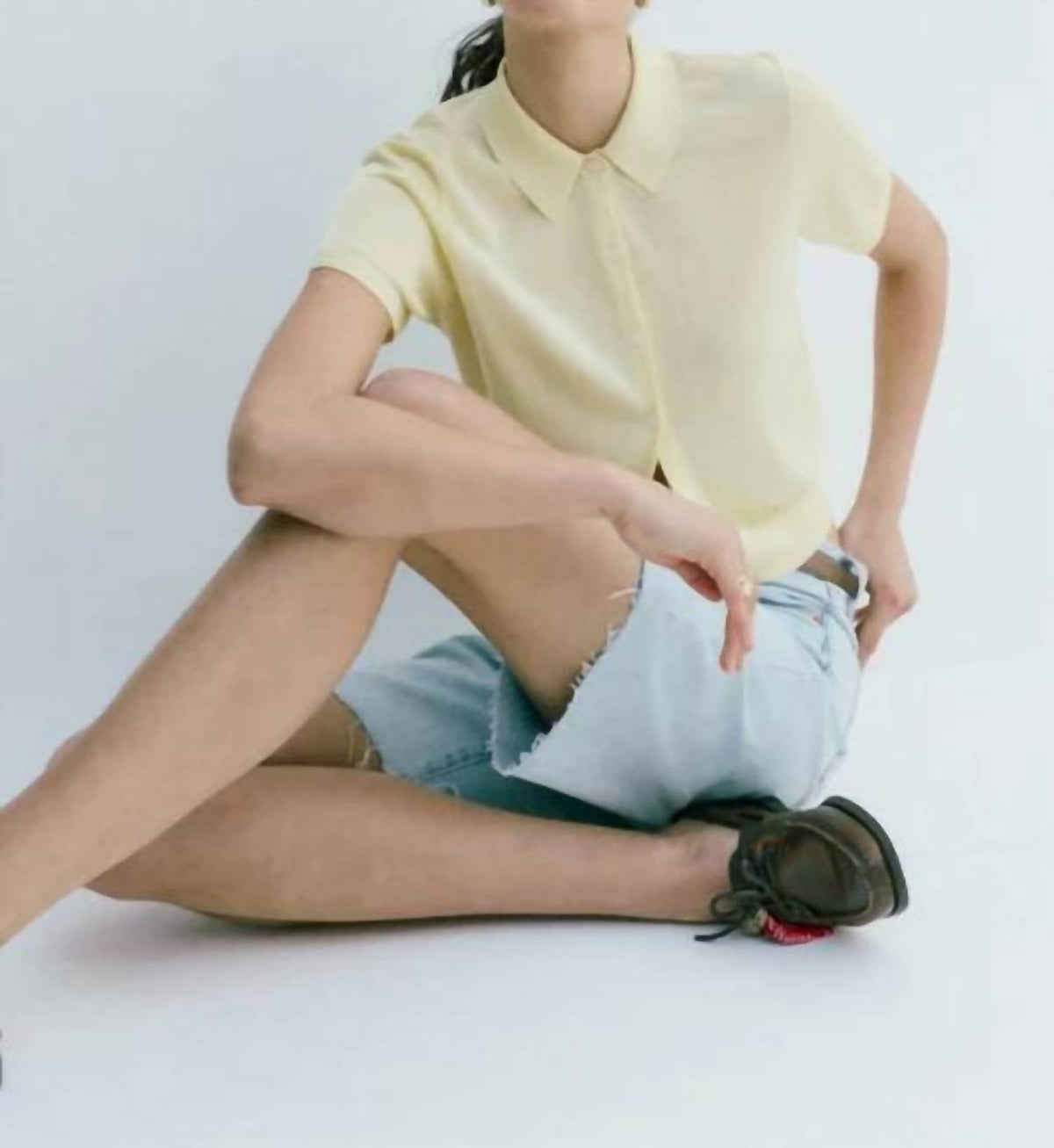 Nolan Relaxed Jean Shorts In Postcards Vintage