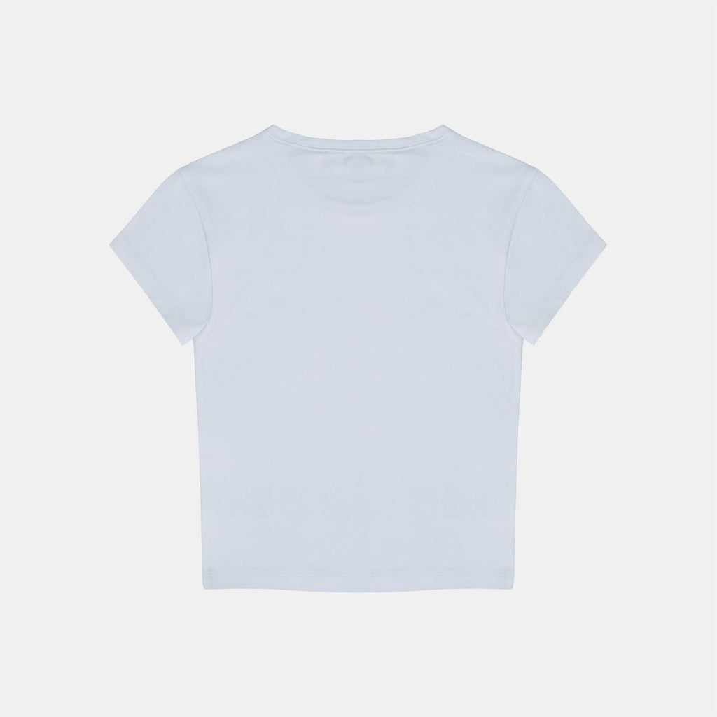 Jack Wills Graphic Cotton Short Sleeve Crew Neck Print Crop Top
