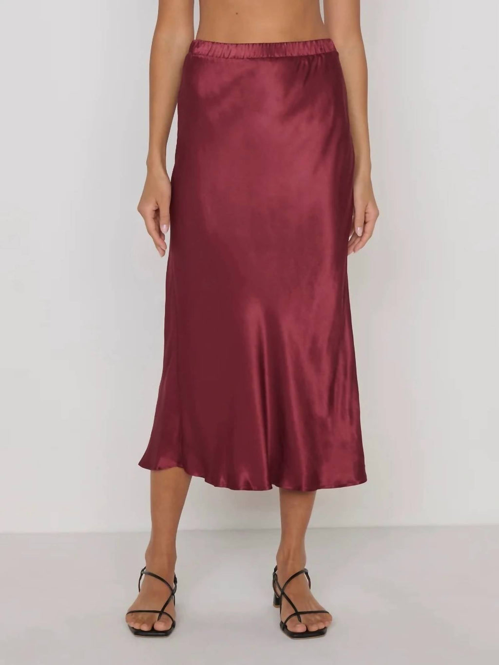 Giselle Bias Skirt In Truffle