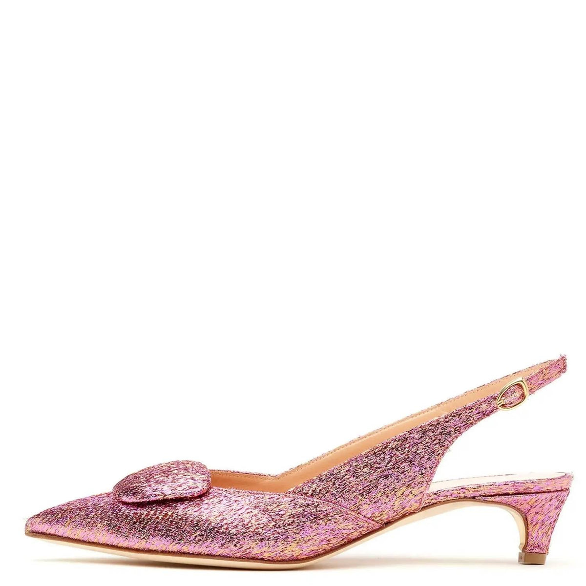 Women's Misty Sling Back Low-Heel Sandal In Pink