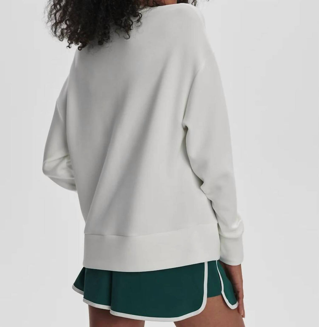 Rasco Namesake Sweatshirt In White/forest