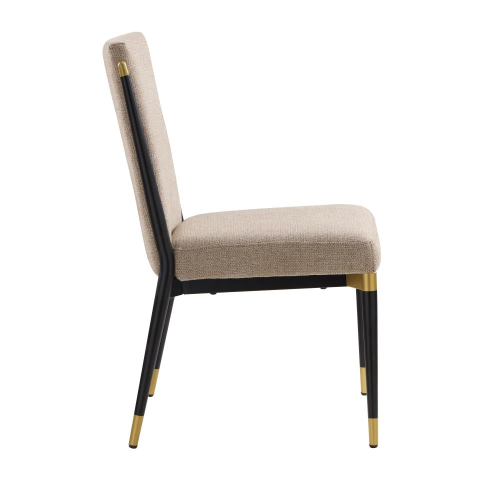 Modern Accent Dining Chairs with Durable Metal Construction