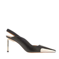 Off White Allen Frame Slingback Pumps