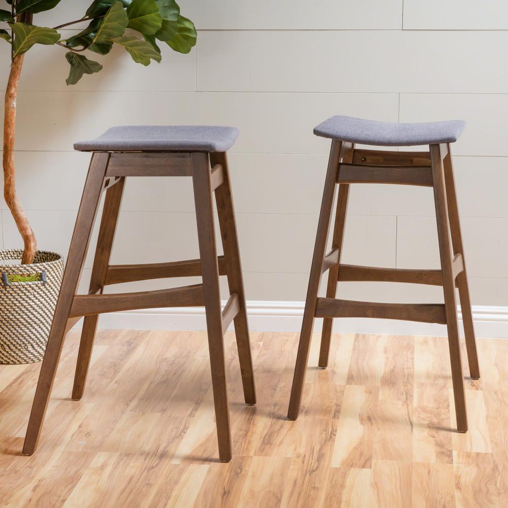 Modern Bar Stools with Durable Frames and Cushioned Seats