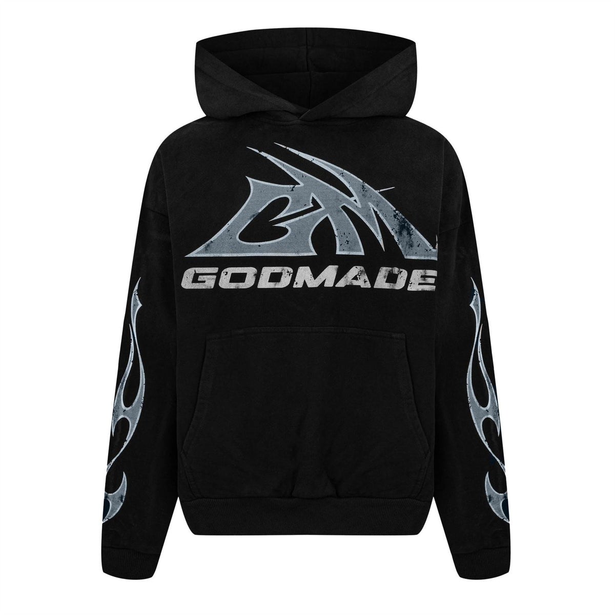 God Made Mens Gm Logo Hoodie
