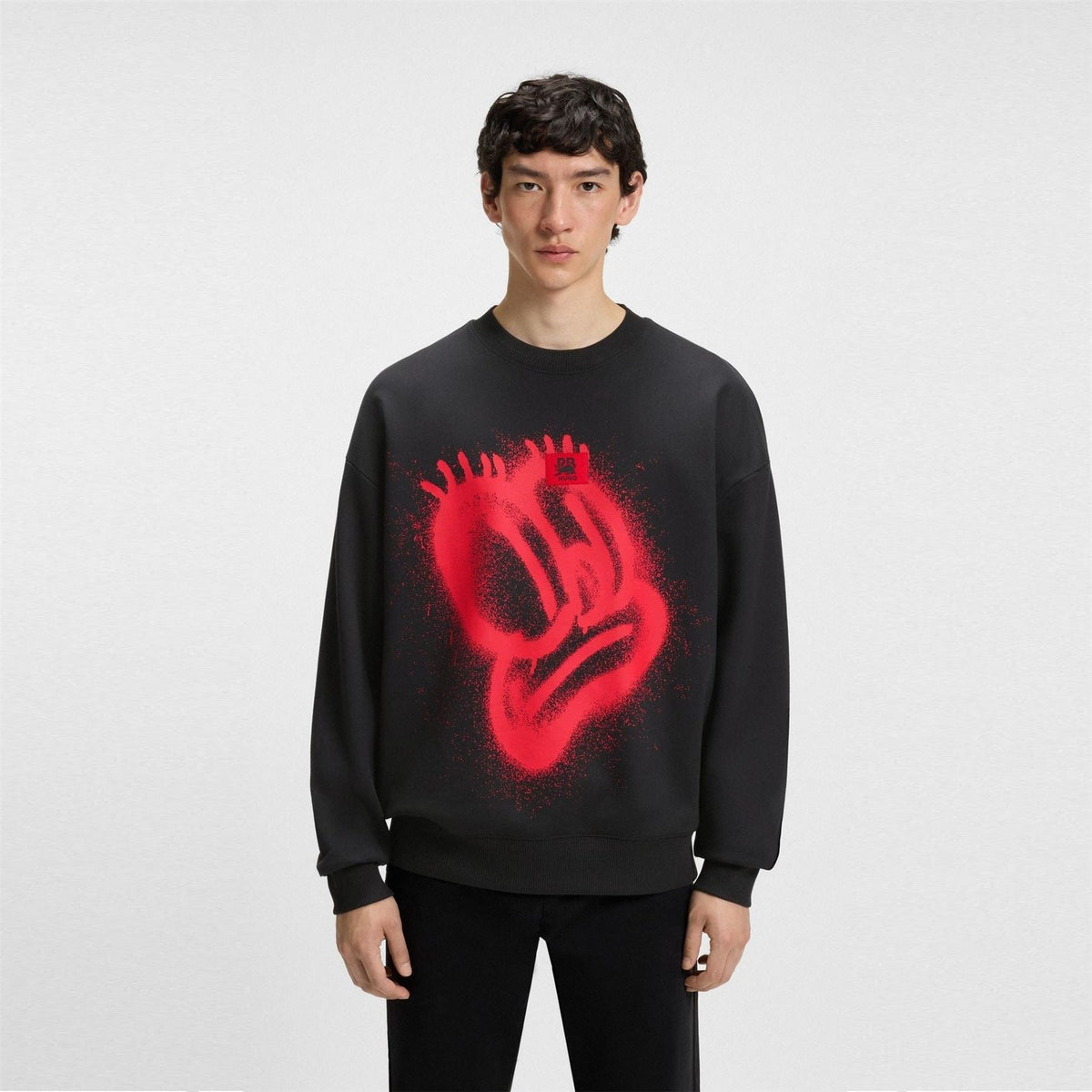 Hugo Vcarb By Slawn Graphic Crewneck Jumper