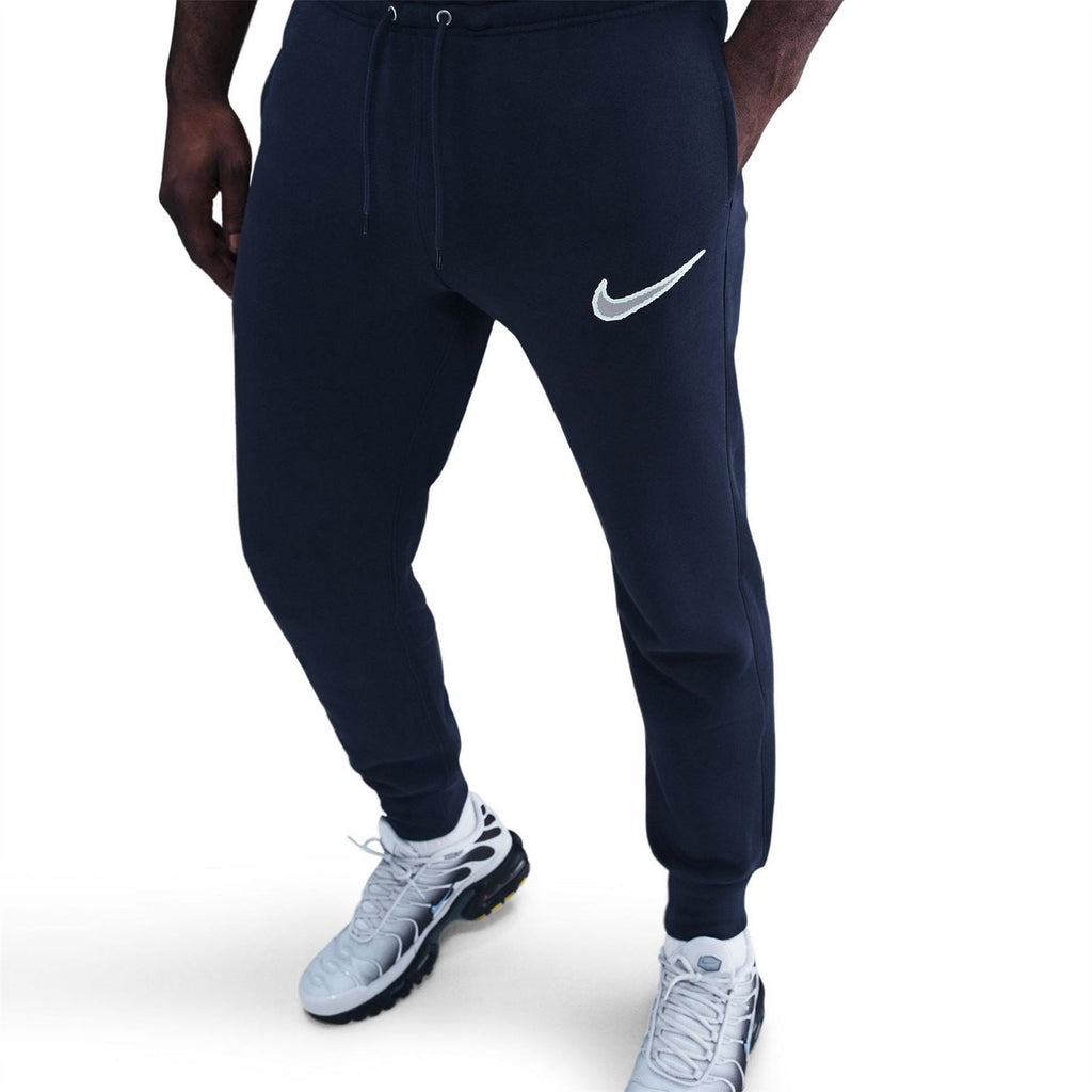 Nike Club Solid Patterned Slim Joggers