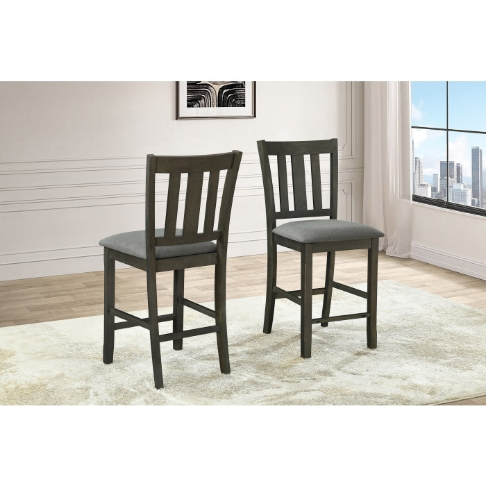 Rubberwood Kitchen Chairs with Padded Cushions