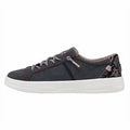 Women's Karina Jet Casual Lace Up Sneakers In Jet Black