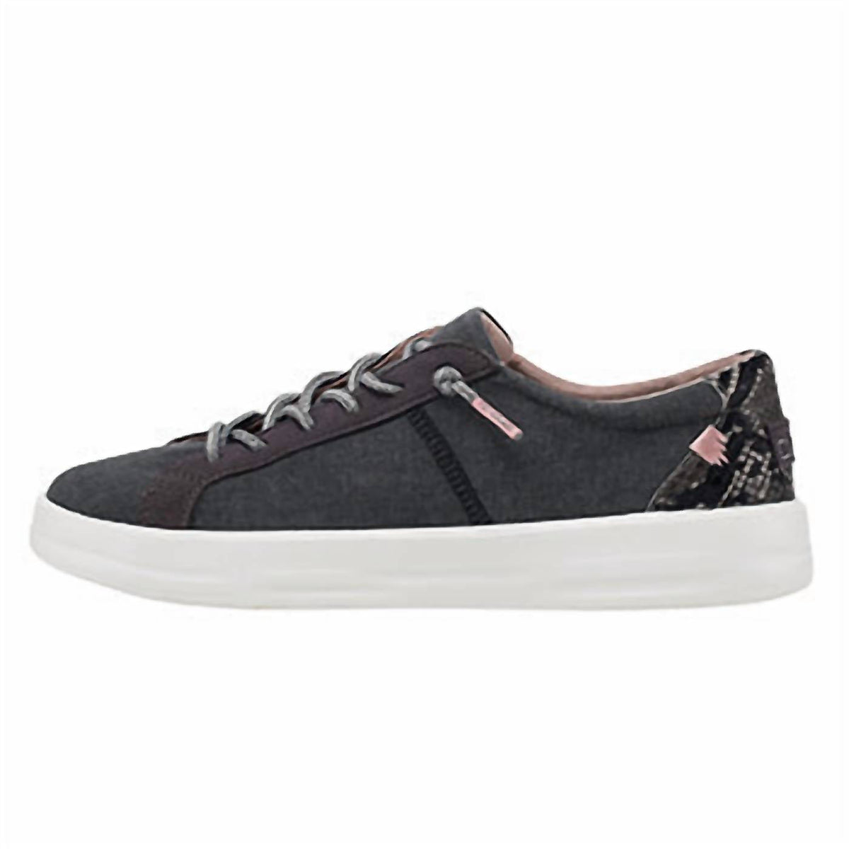 Women's Karina Jet Casual Lace Up Sneakers In Jet Black