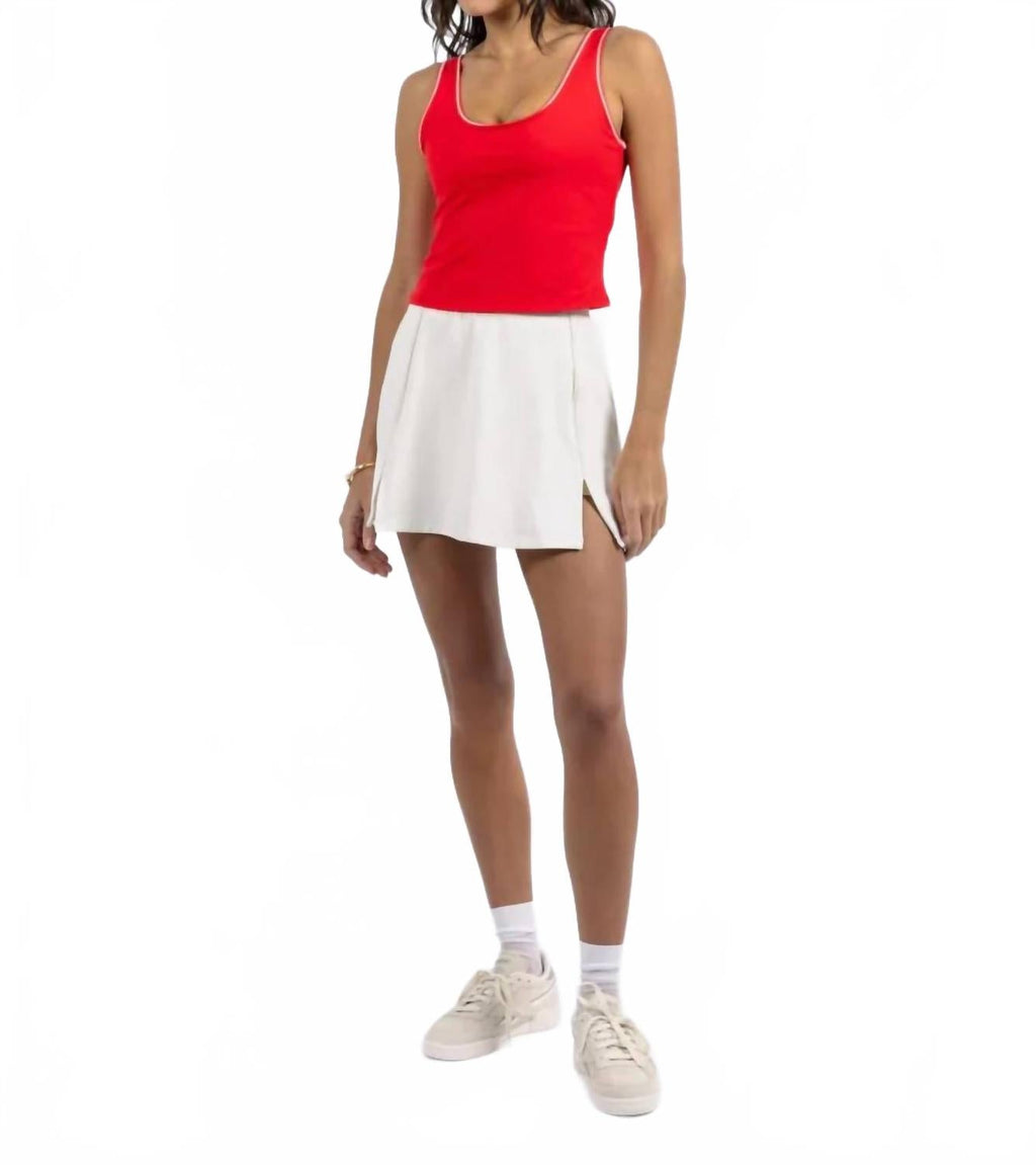 Madelyn Tank Top In Cherry