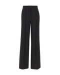 Black Lightweight Crêpe Palazzo Pants