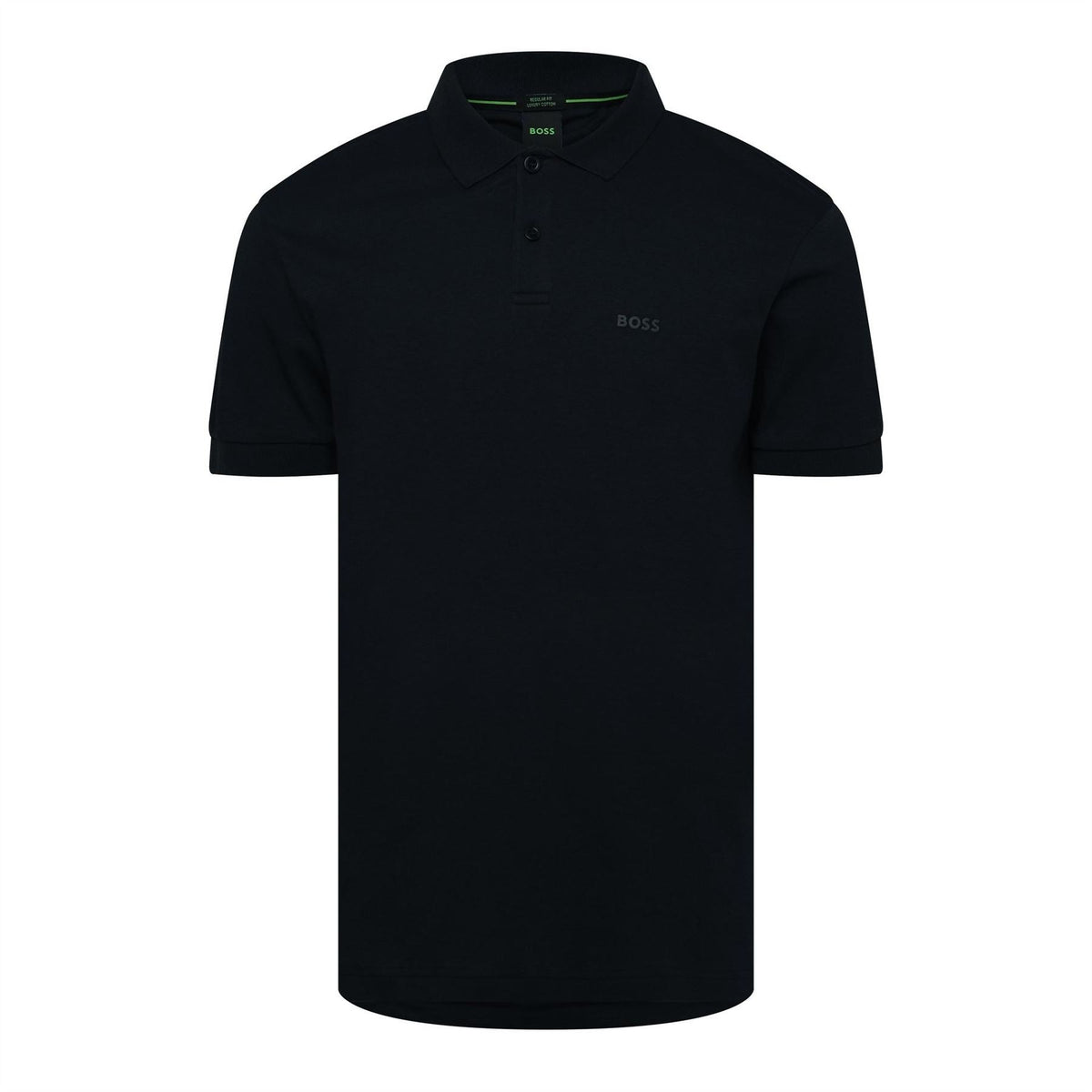 Hugo Wordmark Collared Neck Short Sleeve Polo Shirt