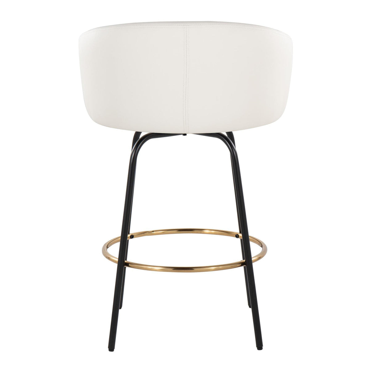 26-Inch Metal Frame Counter Chairs with Footrests