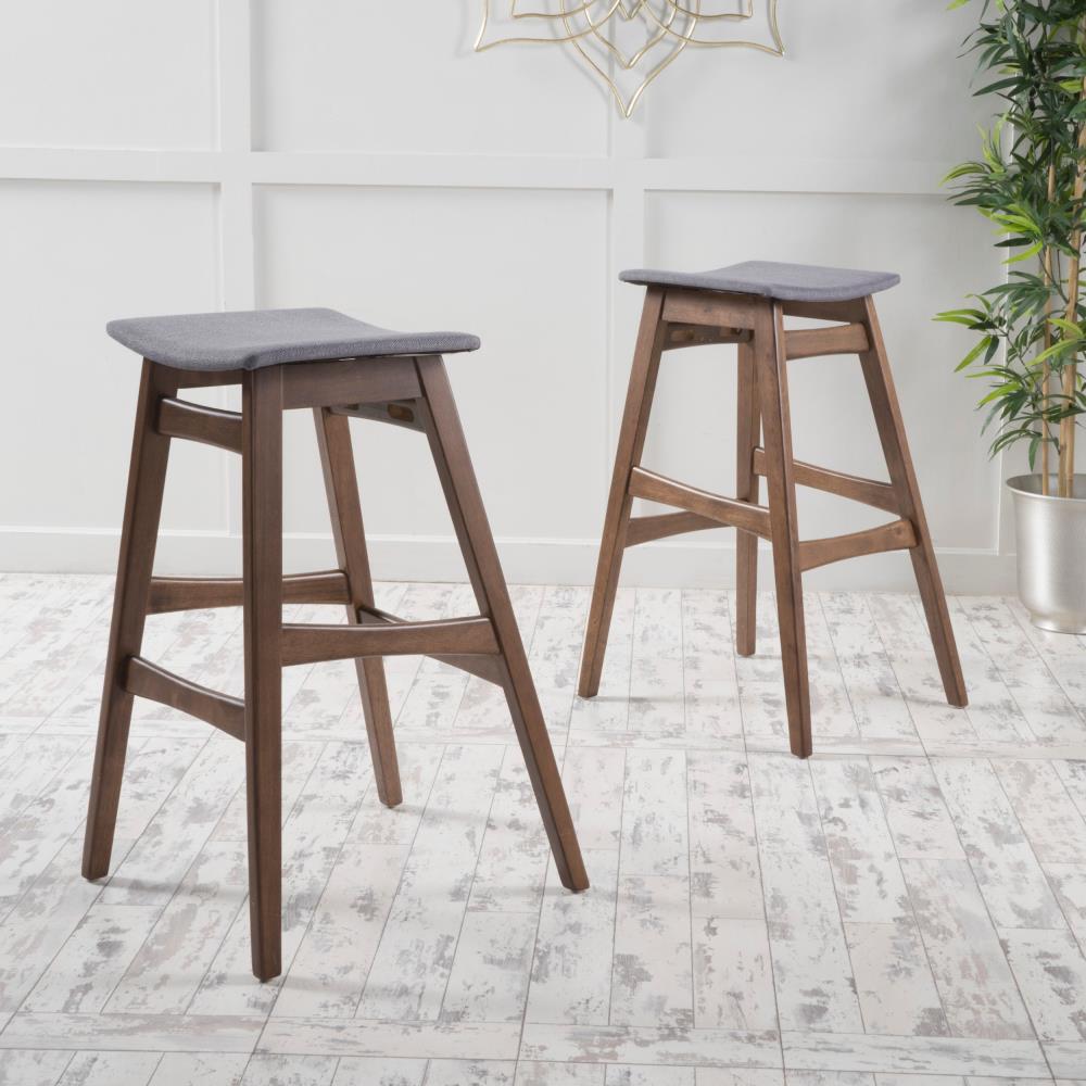 Modern Bar Stools with Durable Frames and Cushioned Seats