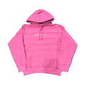 Supreme Bling Logo Box Grey Hoodie Pink