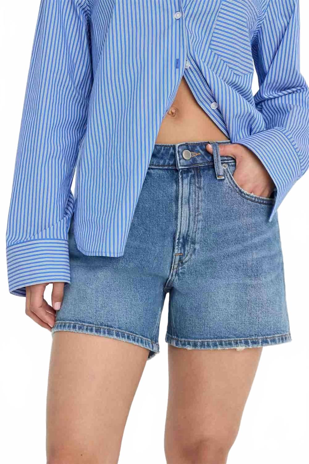 Everyday High-Rise Shorts In Indigo