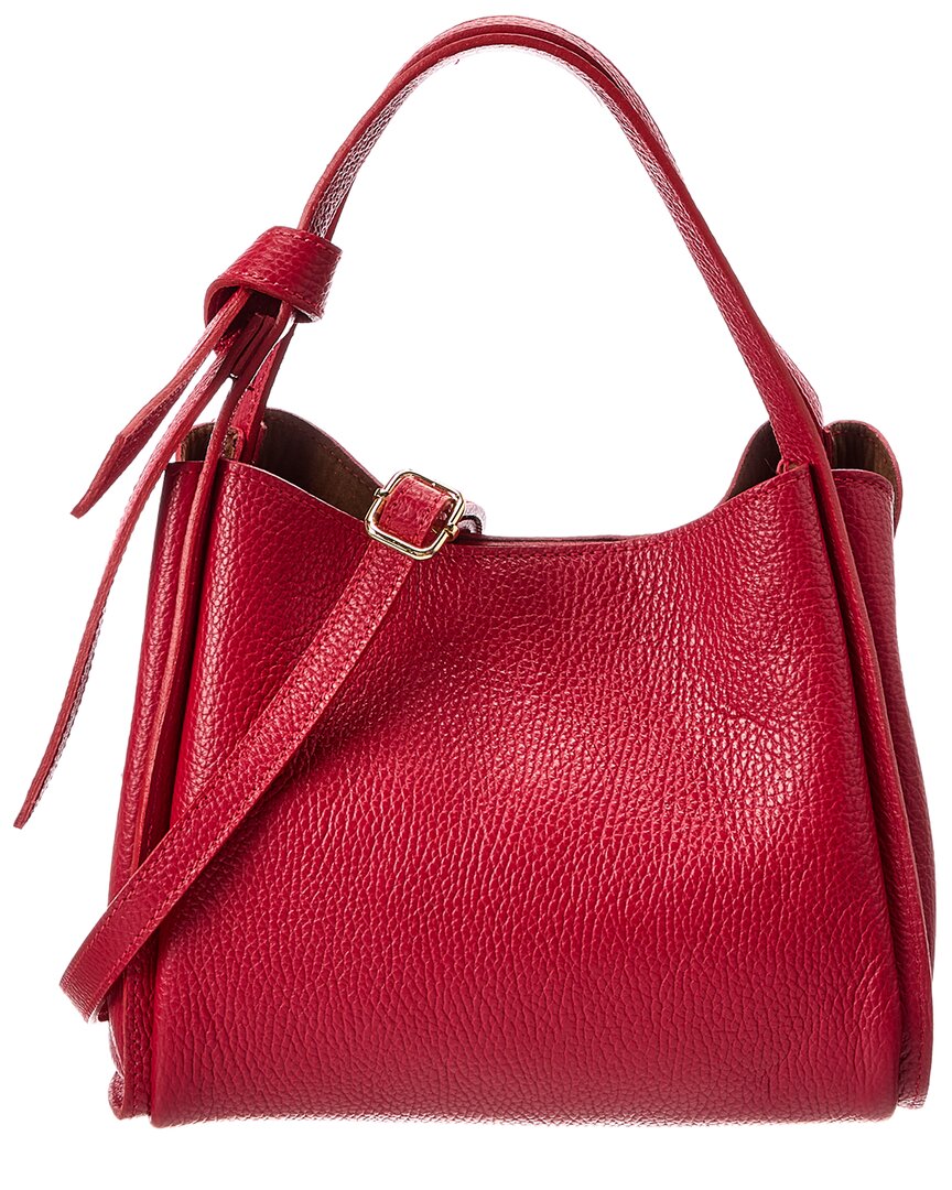 Italian Leather Top Handle Tote