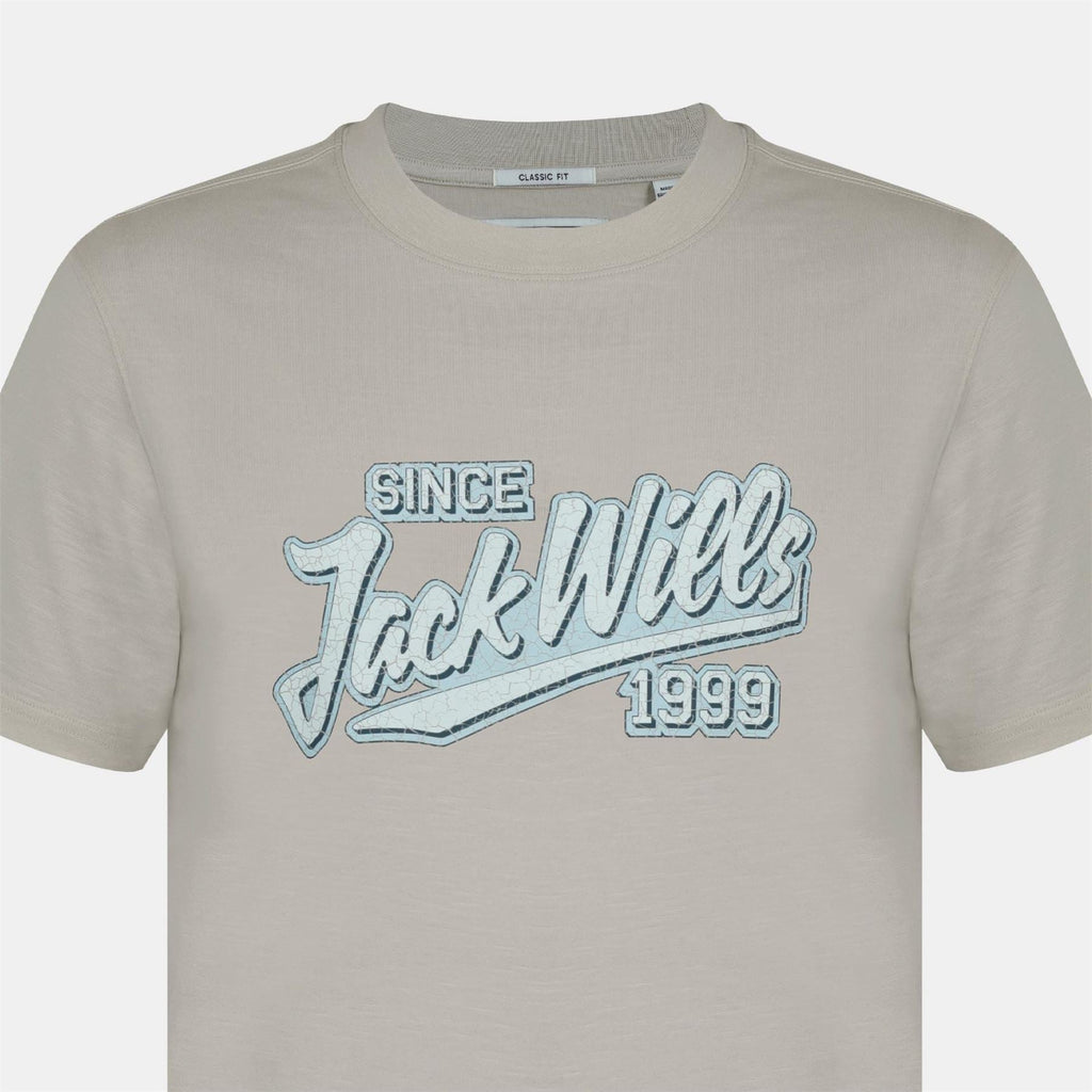 Jack Wills Retro Graphic Cotton Short Sleeve Crew Neck T Shirt