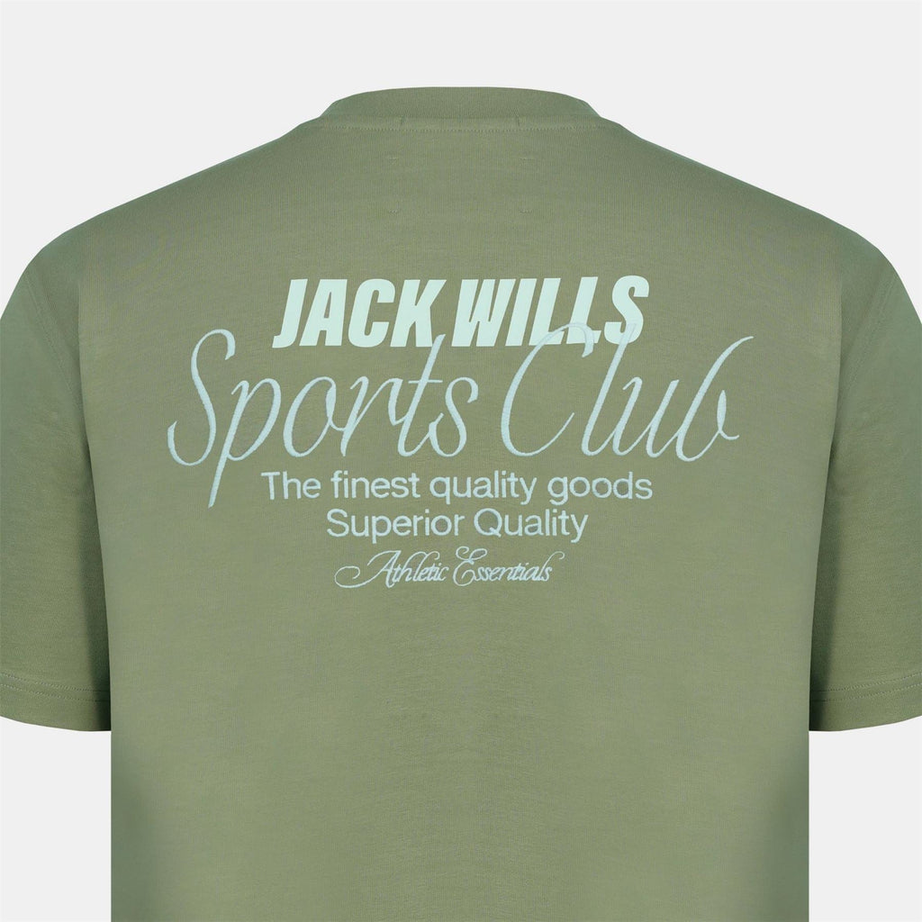 Jack Wills Script Mix Cotton Short Sleeve Oversized T Shirt
