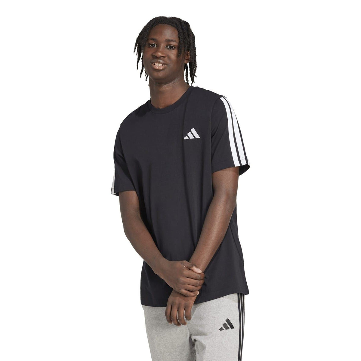 adidas Mens 3 Stripes T-Shirt