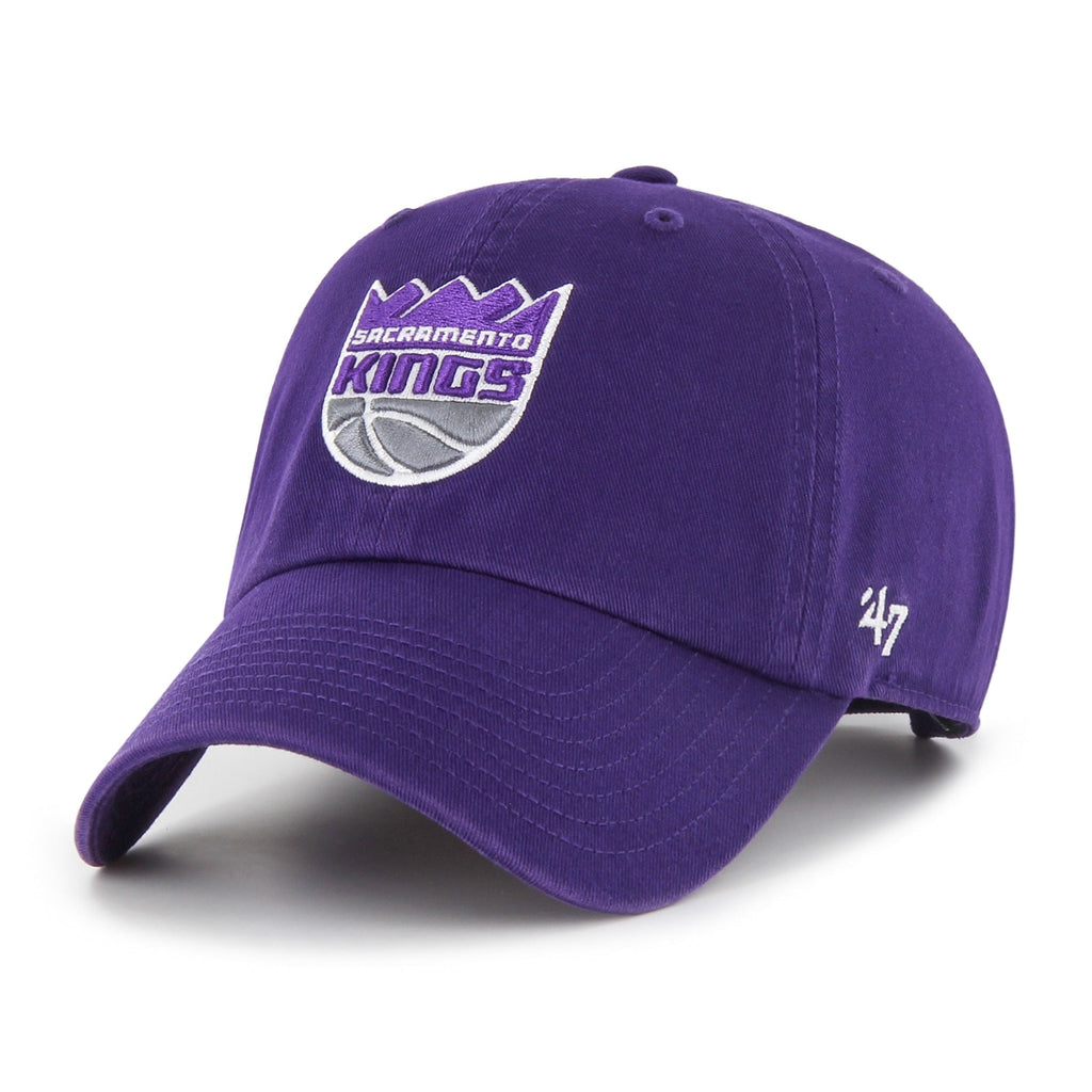 47 Brand Sacramento Kings Clean Up Strapback Hat in Purple | Men