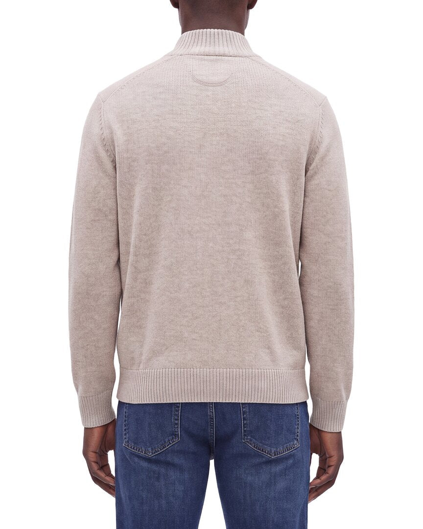 Raffi Vanise 1/4-Zip Wool & Cashmere-Blend Mock Neck Sweater