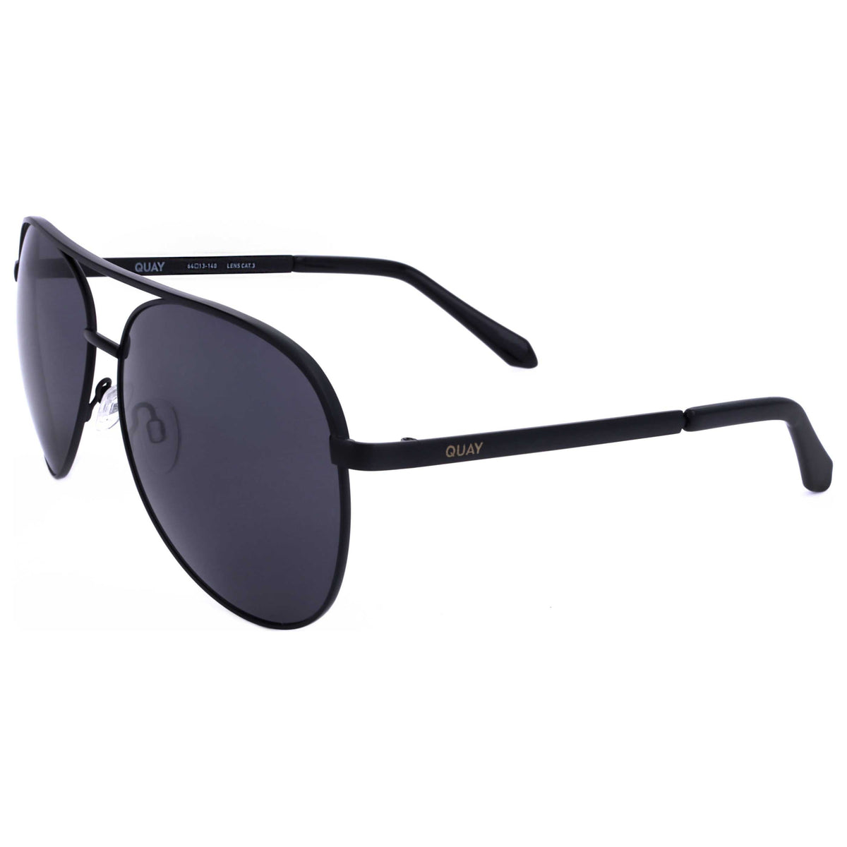 Quay Unisex 59mm Black Sunglasses VIVIENNE-BLK-59
