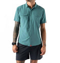 Men's High Country Short Sleeve Shirt In Hydro/blue Plaid