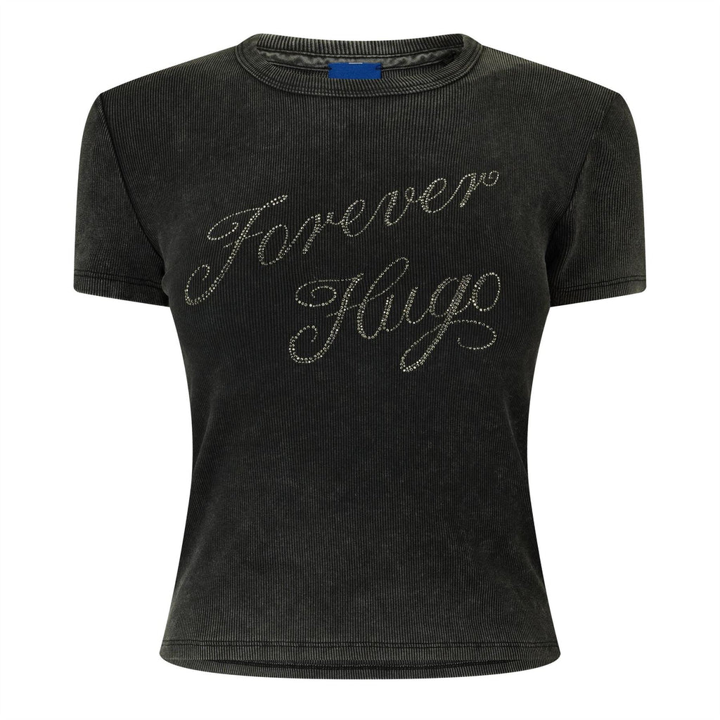 Hugo Lettering Graphic Slim Fit T-Shirt