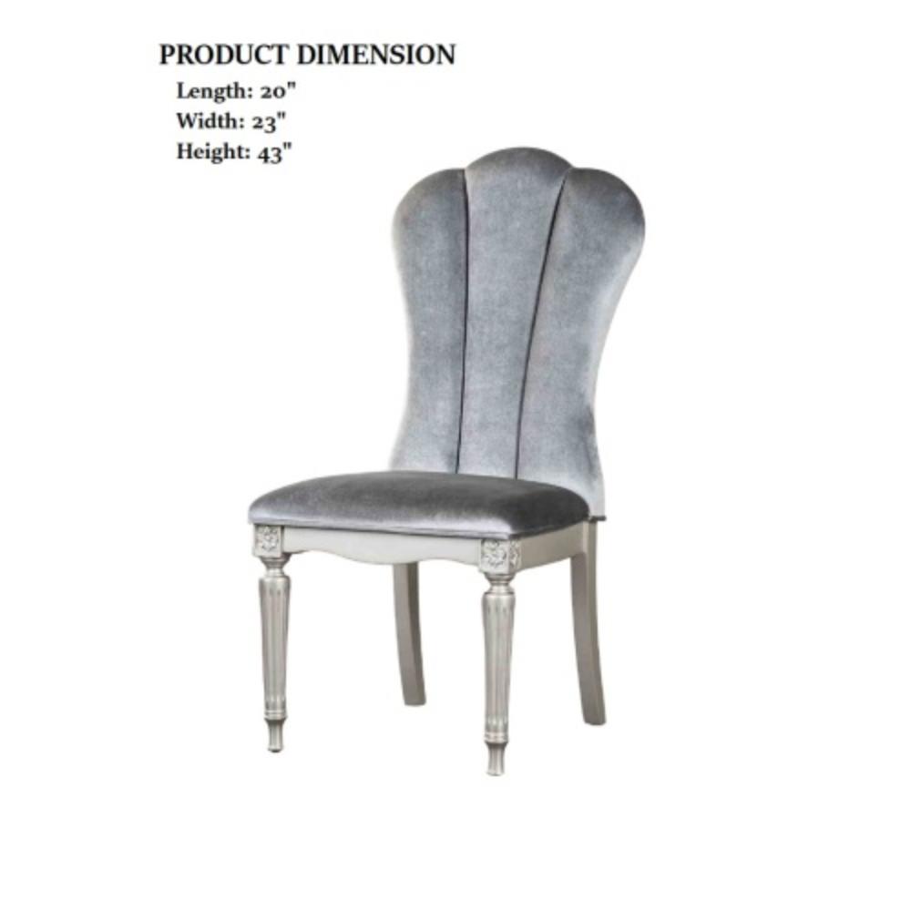 Elegant Side Chairs with Padded Upholstery and Sturdy Frames