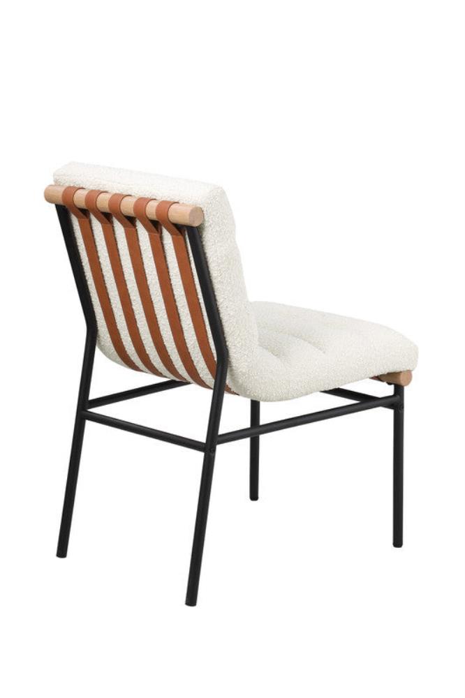 Upholstered Dining Chairs with Cushioned Seats and Sturdy Legs