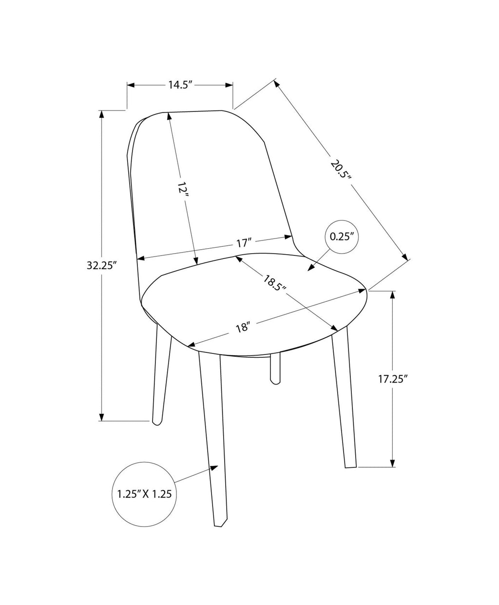 Outdoor Side Chairs with Supportive Backs